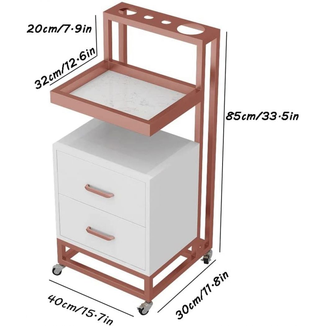 Styling Station Beauty Salon Storage Cabinet Trolley for Salon